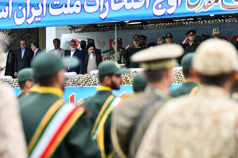 تصاویر/ رژه نیروهای مسلح در شهرستان ارومیه