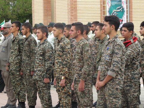 تصاویر/ صبحگاه مشترک نیروهای مسلح در شهرستان شوط