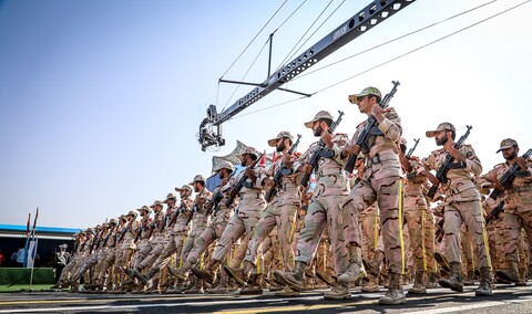 تصاویر/ مراسم رژه ۳۱ شهریور نیروهای مسلح در تهران