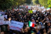 تصاویر / تجمع اعتراضی مردم استان قزوین علیه اغتشاشگران و آشوبگران