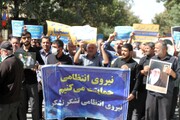 تصاویر / راهپیمایی نمازگزاران همدانی علیه آشوبگران
