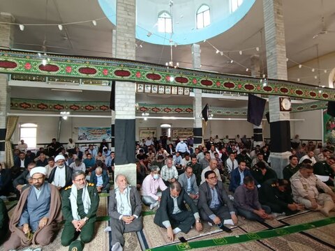 تصاویر/ آیین عبادی سیاسی نماز جمعه شهرستان پلدشت