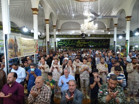 تصاویر/ آیین عبادی سیاسی نماز جمعه شهرستان ماکو