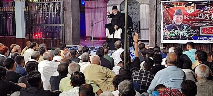 "عظمت ِ مصطفیٰ ؐ‘‘ موضوع پر مولانا ڈاکٹر کاظم مہدی عروج جونپوری کا خمسہ مجالس میں خطاب