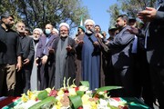 تصاویر| تشییع پیکر شهید مدافع امنیت حسین اجاقی در تبریز