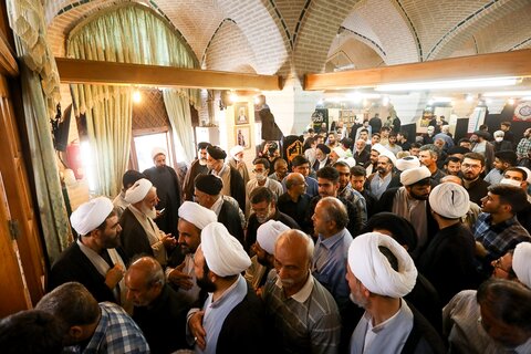 تصاویر / مراسم عزاداری 28 صفر در مسجد شیخ الاسلام قزوین