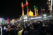 Photo/ Atmosphere of Lady Masuma Holy Shrine on the Eve of Safar 28th