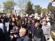 راهپیمایی عاشقان رسول الله‌(ص) و مدافعان امنیت در کاشان برگزار شد