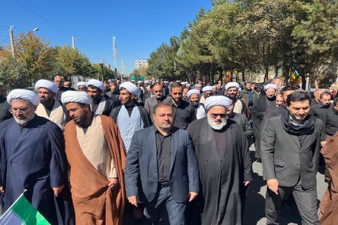 تصاویر/ اجتماع بزرگ امت محمد رسول الله  در شهرستان میاندوآب