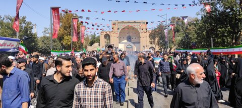 تصاویر / فریاد انزجار مردم استان قزوین در اهانت به مقدسات