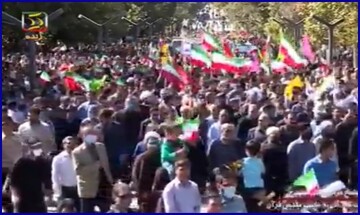 فیلم | راهپیمایی مردم سنندج علیه آشوبگران