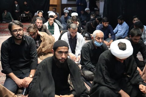 تصاویر/ مراسم ظهر شهادت امام رضا(ع) در مدرسه علمیه امام خمینی ارومیه