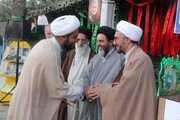 گردهمایی مبلغان استان همدان / تجلیل از روحانی آسیب دیده در اغتشاشات