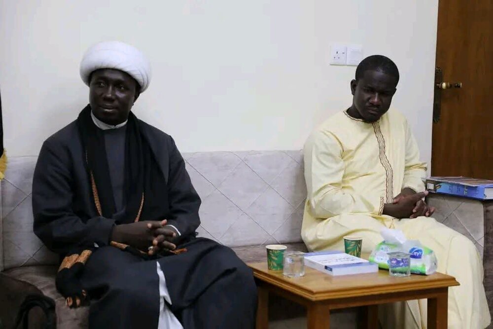 بازدید طلاب کشور لیبریا از مرکز تحقیقات آفریقا در کربلا