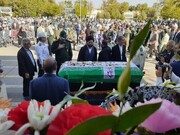 تشییع پیکر شهید لرستانی مدافع امنیت در خرم آباد