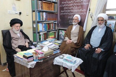 تصاویر/ دیدار مدیر حوزه‌های علمیه کشور با آیت الله شفیعی در اهواز