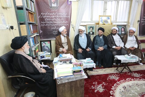 تصاویر/ دیدار مدیر حوزه‌های علمیه کشور با آیت الله شفیعی در اهواز