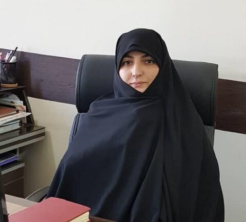 خانم راضیه رحیمی، رئیس اداره ساماندهی و نظارت حوزه علمیه خواهران استان یزد