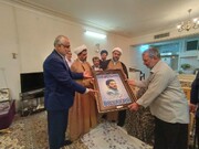 خانواده طلبه شهید حمید ناظر پناهی تجلیل شدند