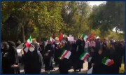 فیلم| اجتماع دانشجویان دانشگاه اصفهان در محکومیت هتک حرمت به مقدسات