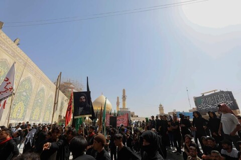 شہادت امام حسن عسکری (ع) کے موقع
پر سامرا کی فضاء سوگوار و عزادار
