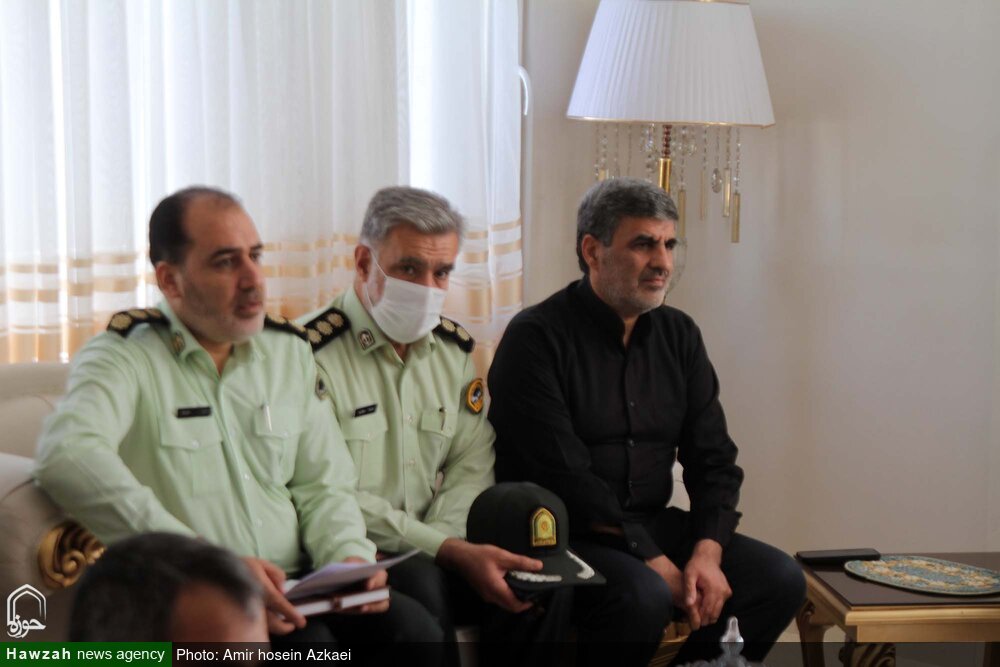 عیادت امام جمعه همدان از مجروحان فراجا در اغتشاشات اخیر / تضعیف فراجا و نیروهای امنیتی خیانت به کشور است