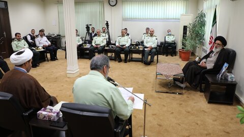 دیدار با جمعی از فرماندهان و مسئولان بخش‌های مختلف نیروی انتظامی استان البرز