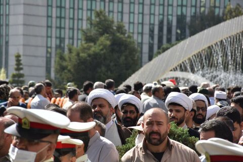 تصاویر/مراسم تشییع پیکر شهید امنیت «غلامرضا بامدی» در سنندج