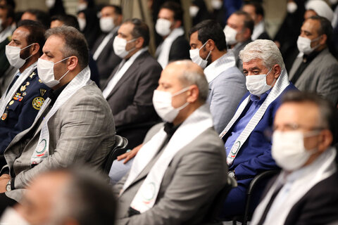 تصاویر/ دیدار دست‌اندرکاران دومین کنگره ملی شهدای ورزشکار با رهبر معظم انقلاب