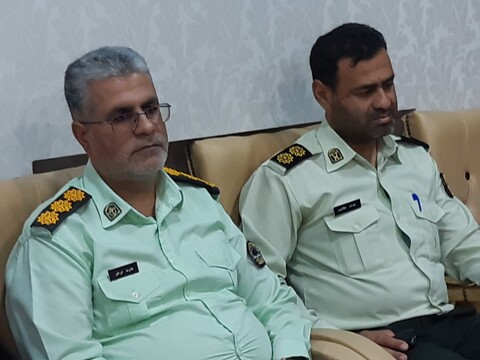 دیدار پرسنل نیروی انتظامی کاشان با نماینده ولی فقیه در کاشان