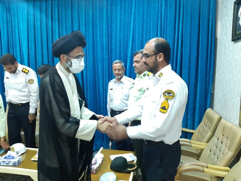 تصاویر:دیدار فرماندهان نیروی انتظامی با نماینده ولی فقیه درکاشان