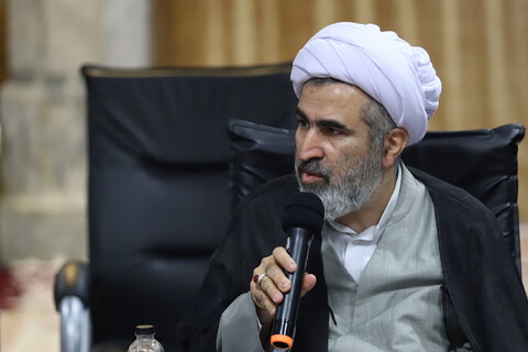 تصاویر/ دیدار دبیر شورای عالی انقلاب فرهنگی با آیت الله اعرافی