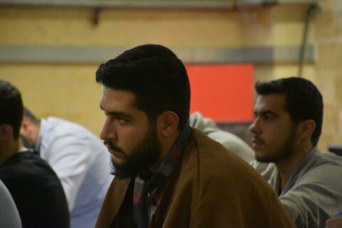 تصاویر/ حضور مدیر حوزه علمیه کردستان در جمع طلاب مدرسه علمیه قروه