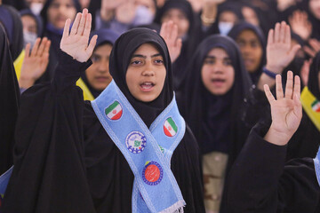 تصاویر/ همایش بزرگ نور چشم در حرم مطهر رضوی