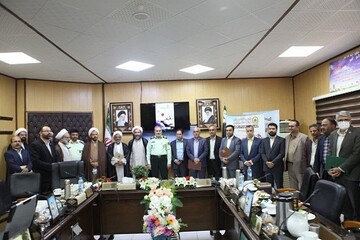 امضای تفاهم نامه همکاری حوزه علمیه خواهران و پلیس یزد