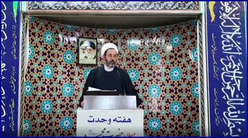 فیلم| برشی از نمازجمعه کامیاران