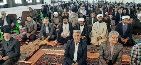 تصاویر/ آیین عبادی سیاسی نماز جمعه شهرستان سراب