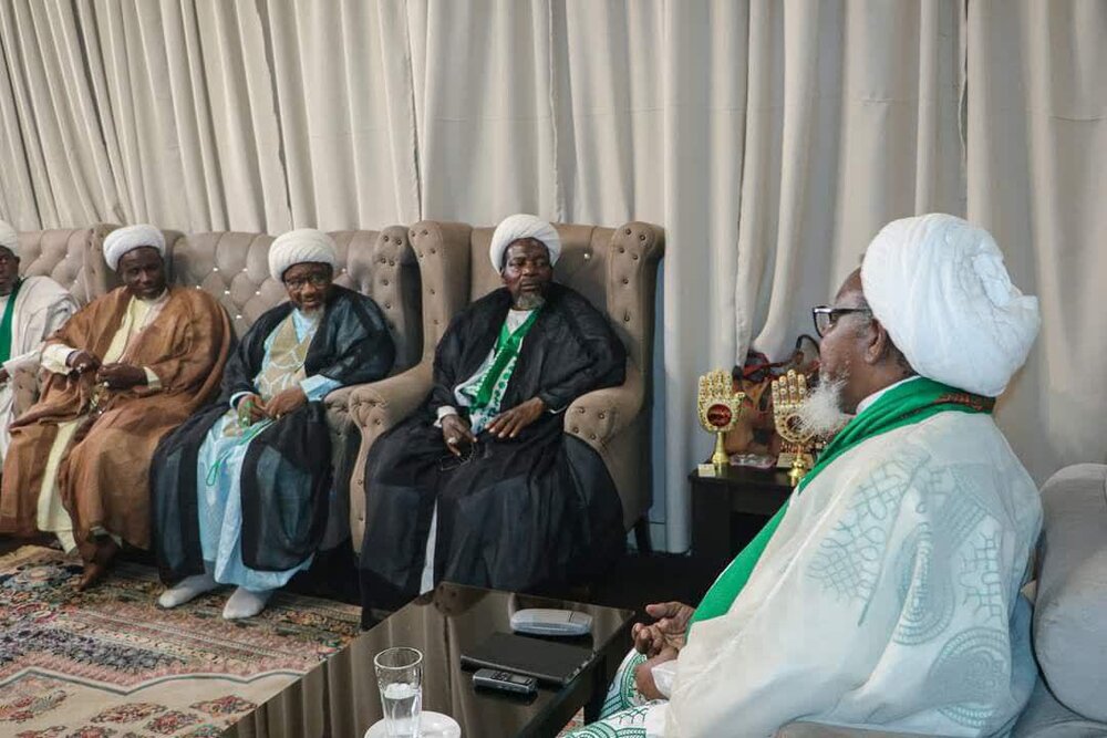 دیدار جمعی از اعضای جنبش اسلامی نیجریه با شیخ زکزاکی +تصاویر