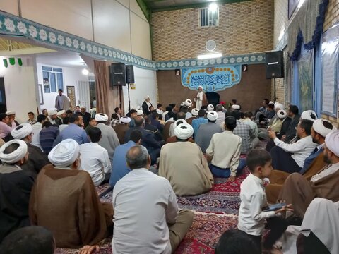 تصاویر/ جشن ولادت پیامبر(ص) و امام جعفرصادق(ع) در مدرسه علمیه حضرت ولیعصر(عج) پردیسان با حضور خانواده طلاب