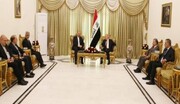 السفير الايراني ببغداد يلتقي الرئيس العراقي الجديد