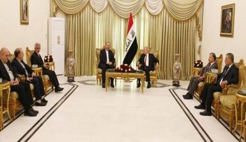 السفير الايراني ببغداد يلتقي الرئيس العراقي الجديد