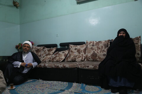 دیدار نماینده ولی فقیه در خوزستان با دو خانواده شهید دفاع مقدس