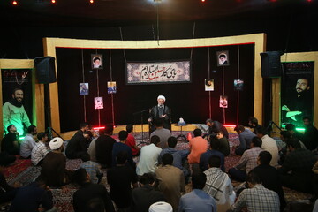 تصاویر/ مراسم بزرگداشت طلبه شهید احمدرضا عرفانی‌نیا در قم