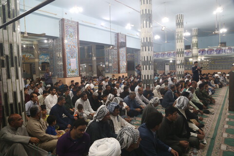 مراسم عمامه گذاری طلاب مدرسه علمیه حضرت قائم(عج) شهرستان حمیدیه