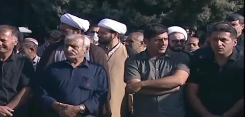 مراسم تشییع شهید مدافع امنیت