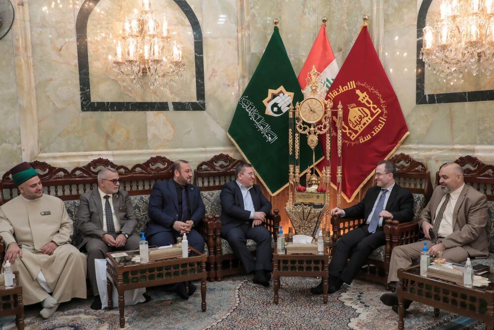 العتبة العباسية تستقبل السفير الروسي في العراق العتبة العباسية تستقبل السفير الروسي في العراق