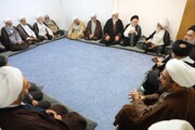 Qom Seminary Scholars meets with Grand Ayatollah Bashir al-Najafi