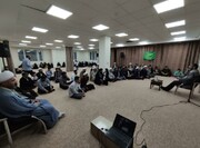 تصاویر/ نشست بصیرتی روحانیون در مدرسه علمیه خاتم الانبیاء (ص) سنندج