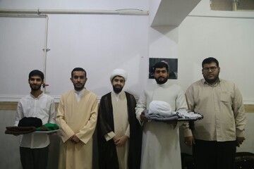 تصاویر/ آئین عمامه گذاری طلاب مدرسه  علمیه خاتم الانبیاء(ص)  اهواز