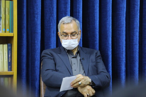 تصاویر / دیدار وزیر بهداشت با آیت‌ الله اعرافی